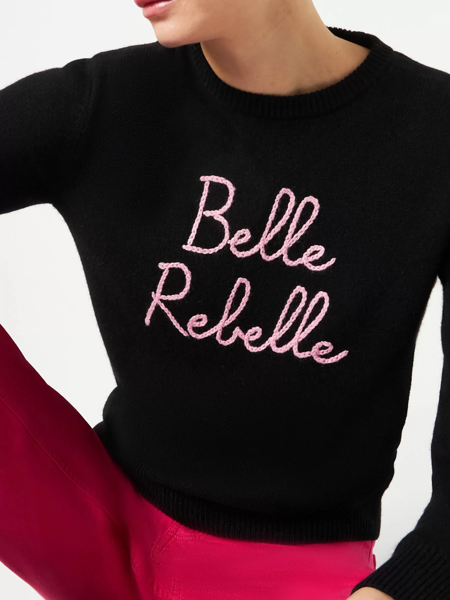 Best Maglia da donna con ricamo Belle Rebelle Donna Maglieria