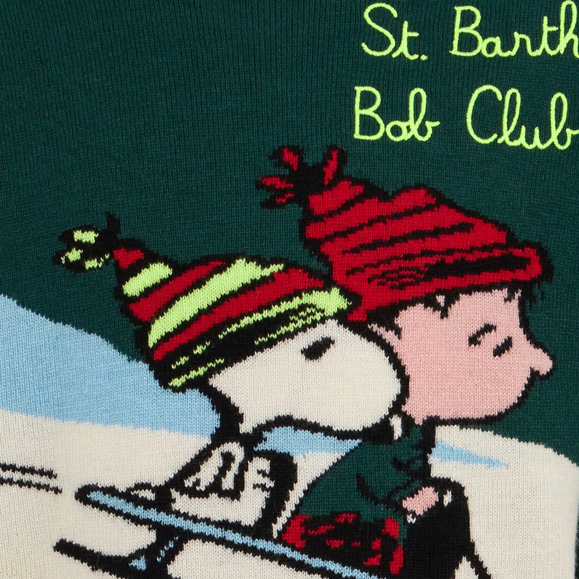 Flash Sale Maglione da bambino con jacquard Snoopy e ricamo St. Barth Bob Club | EDIZIONE SPECIALE PEANUTS™ - SNOOPY Bambino Maglieria