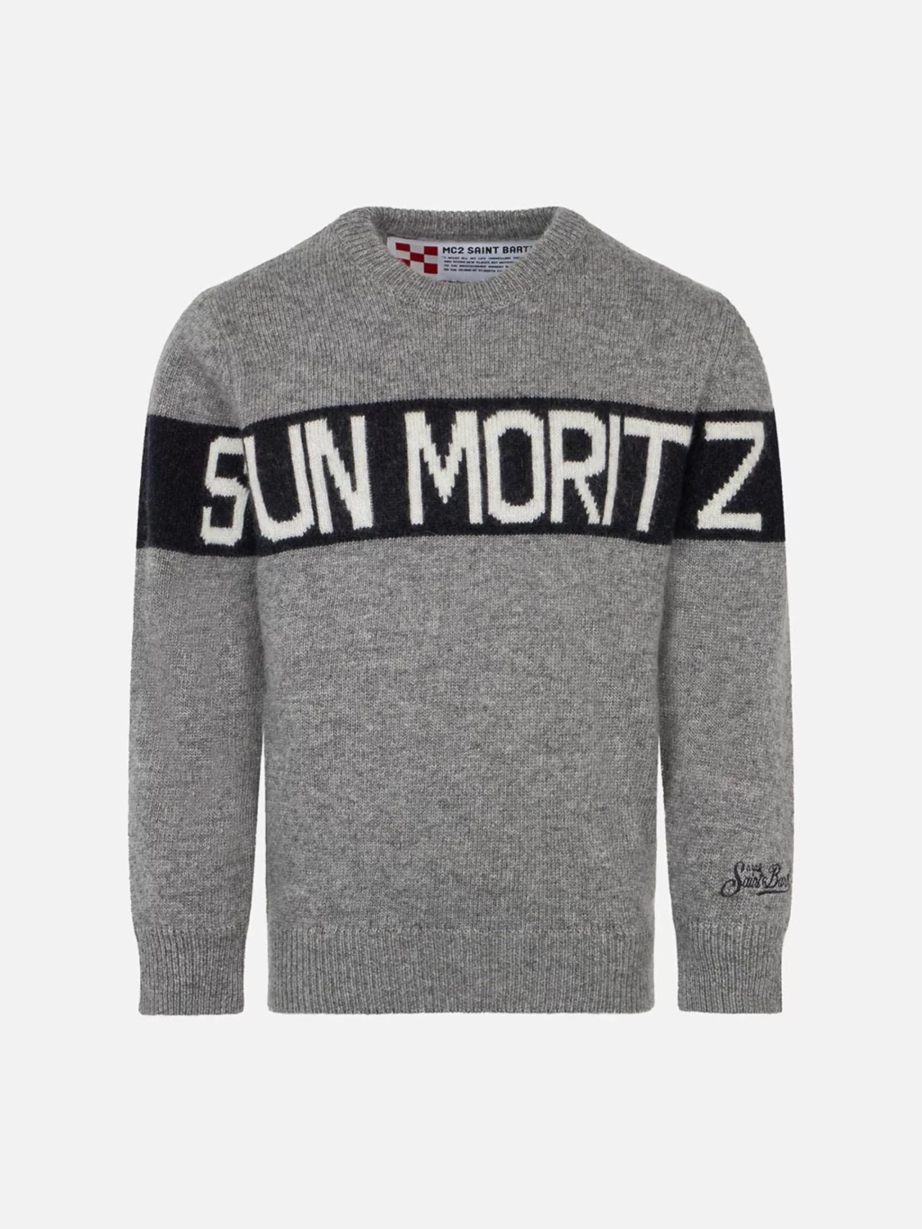 Outlet Maglione da bambino con jacquard Sun Moritz Bambino Maglieria