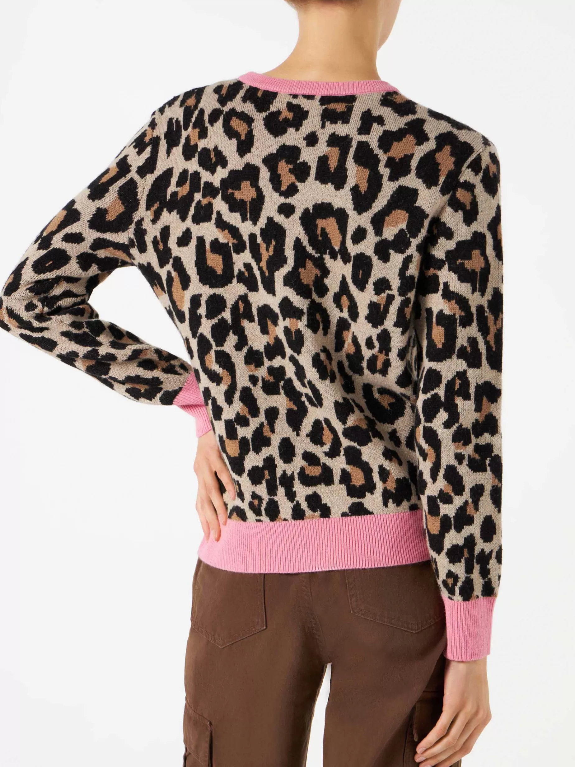 Discount Maglione da donna con jacquard animalier | EDIZIONE SPECIALE ROLLING STONES® Donna Maglieria