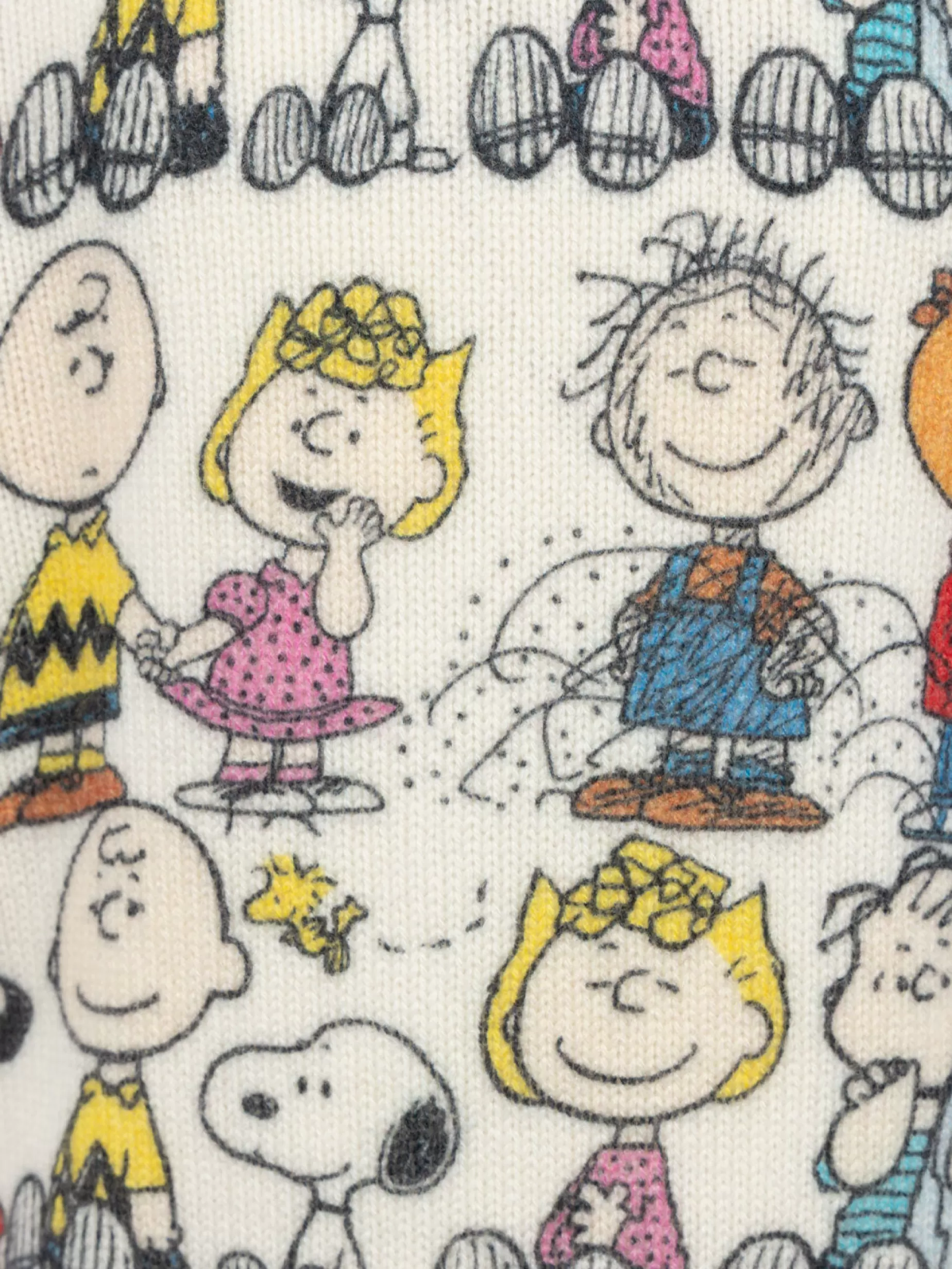 New Maglione girocollo bianco da bambino Douglas con stampa della squadra Peanuts | SNOOPY PEANUTS SPECIAL EDITION Bambino Maglieria