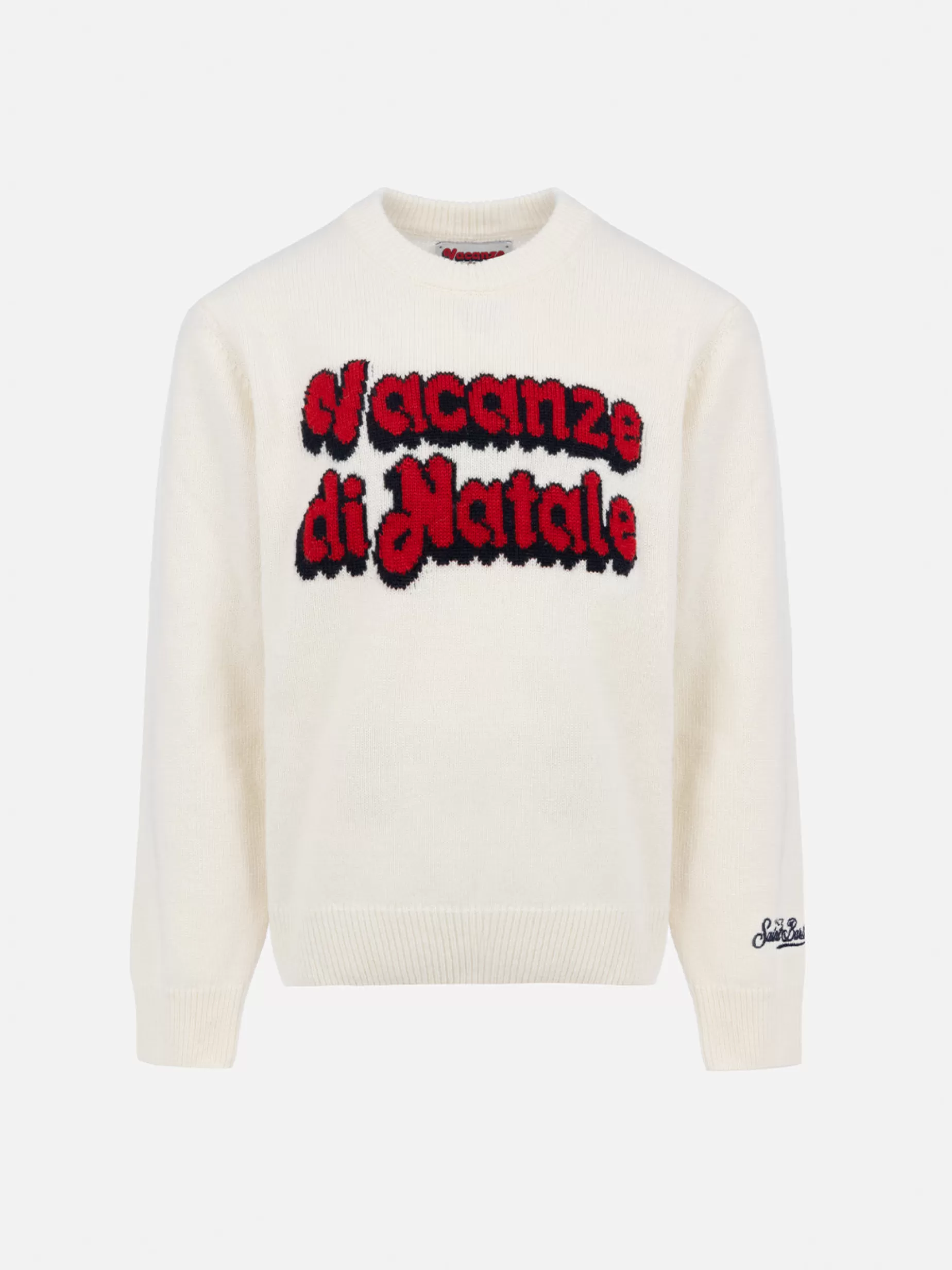 Cheap Maglione girocollo da bambino Douglas con jacquard logo del film Vacanze di Natale | VACANZE DI NATALE EDIZIONE SPECIALE | PREORDINE con spedizione dal 16 dicembre Bambino Maglieria | Maglieria