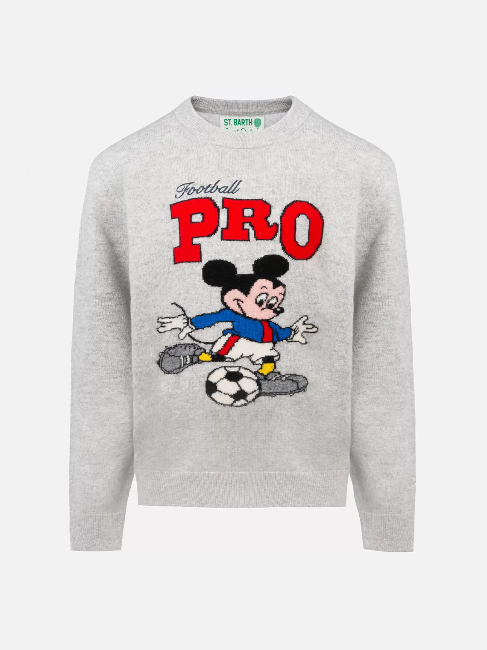 Best Sale Maglione girocollo grigio da bambino Douglas con stampa di Topolino | EDIZIONE SPECIALE DISNEY Bambino Maglieria