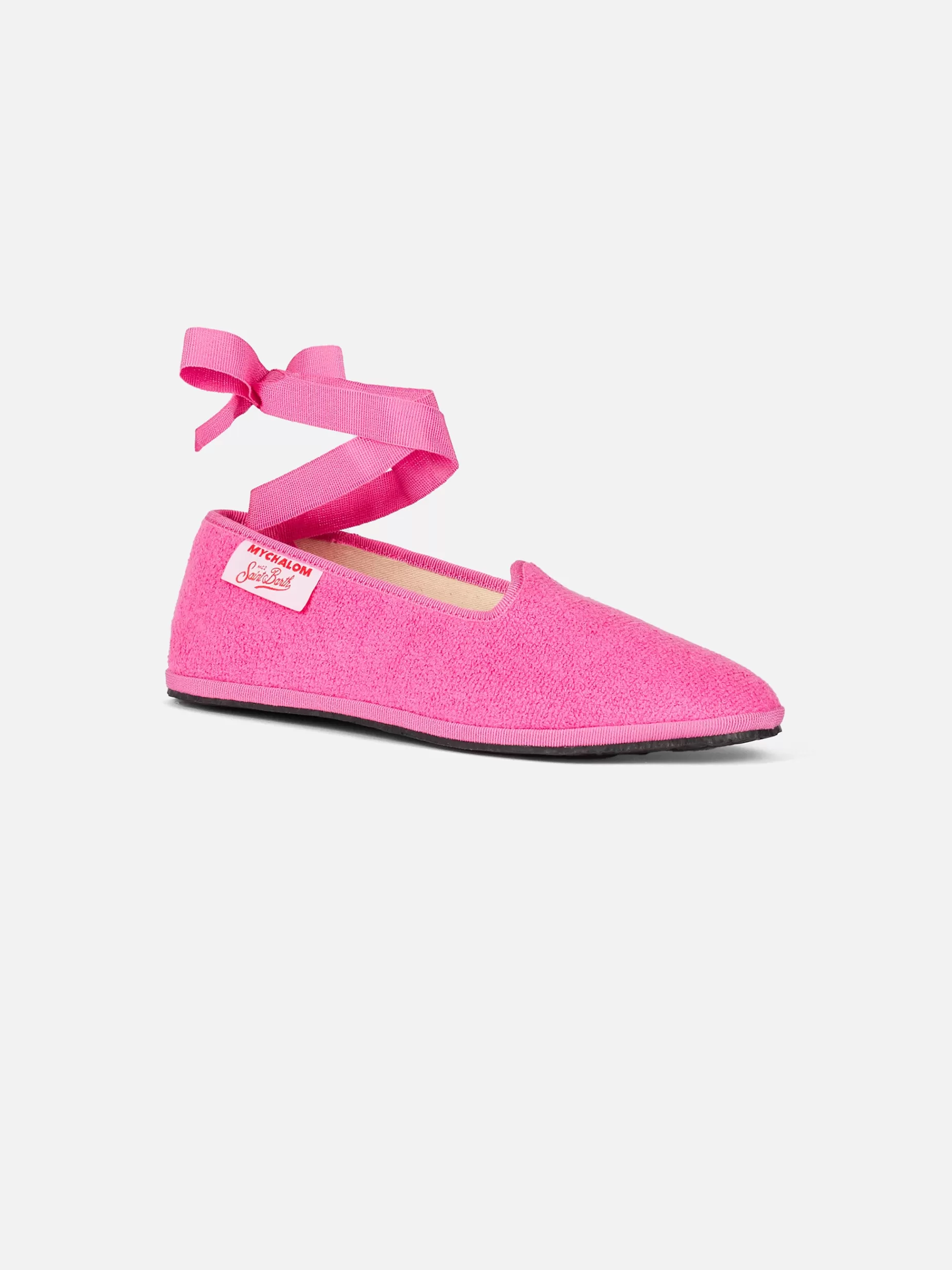 New Mocassino pantofola da bambina in spugna rosa | MY CHALOM EDIZIONE SPECIALE Accessori