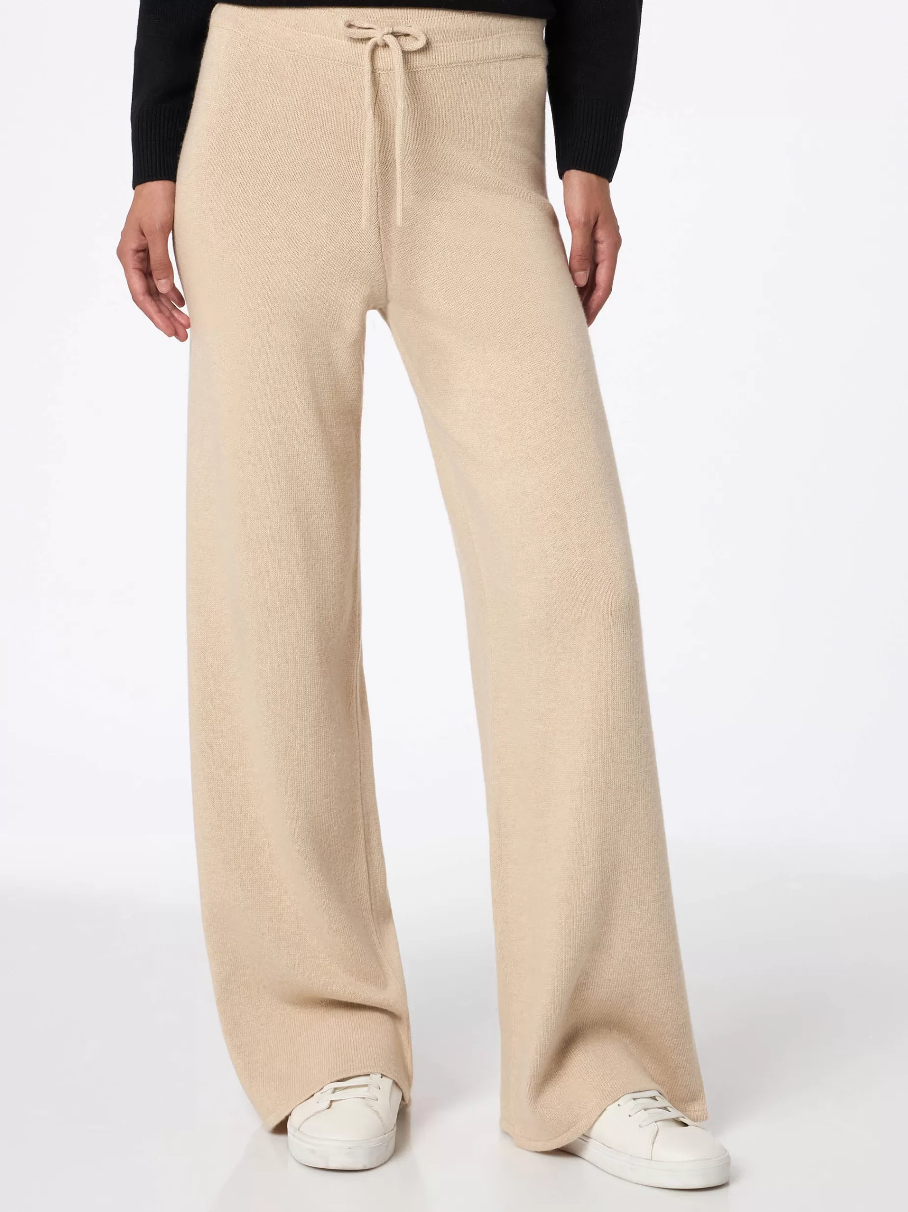 Cheap Pantaloni da donna beige in maglia Cambon Donna Gonne