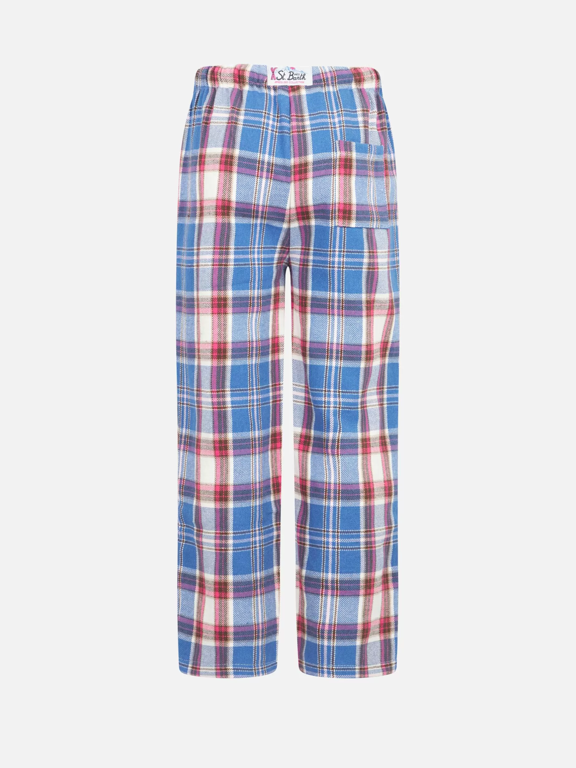 Outlet Pantaloni del pigiama da bambina con stampa tartan Bambino Pigiami | Pigiami