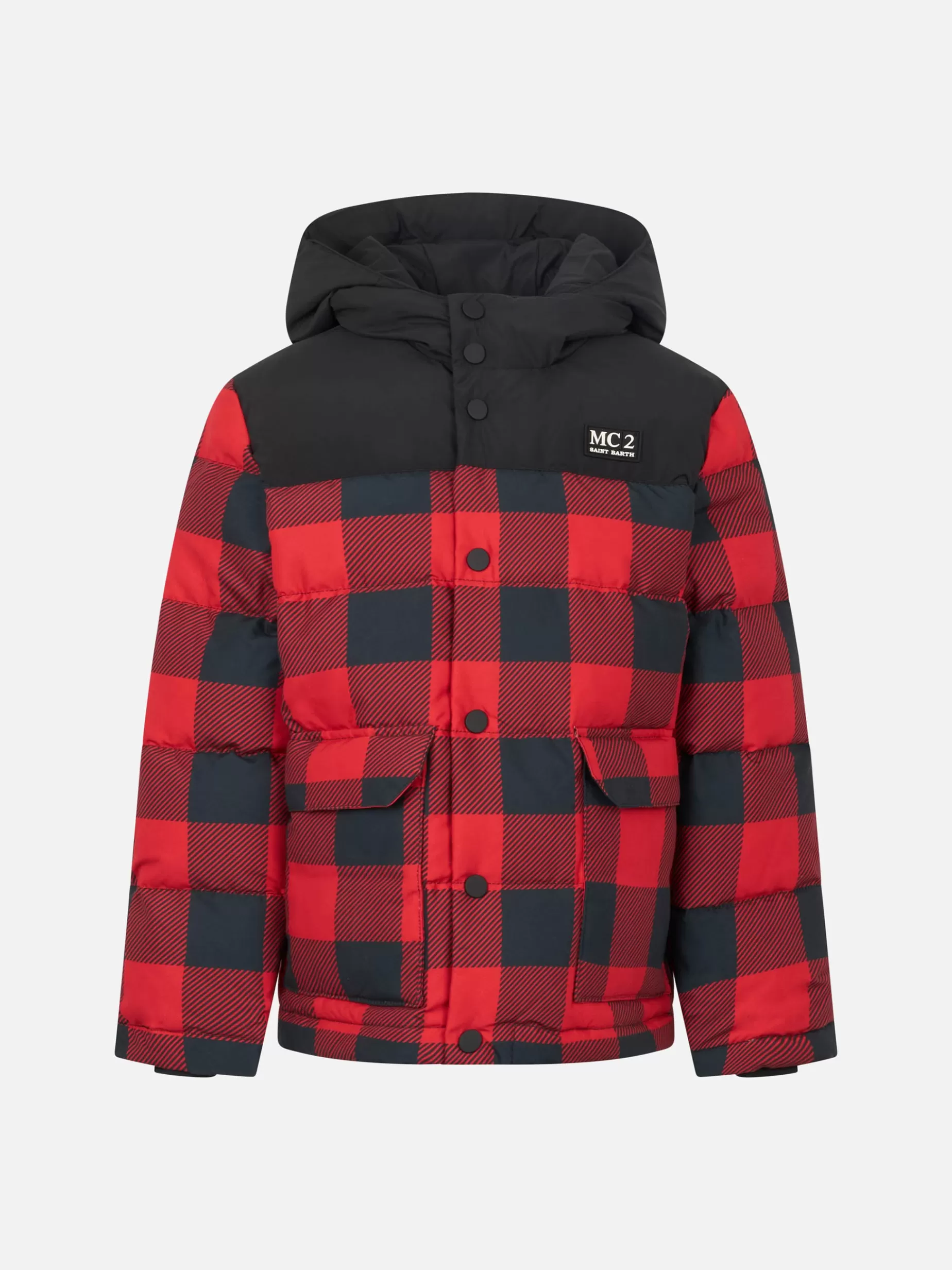 Discount Piumino da bambino imbottito con cappuccio e stampa Bart Simpson | EDIZIONE SPECIALE I SIMPSON Bambino Capispalla