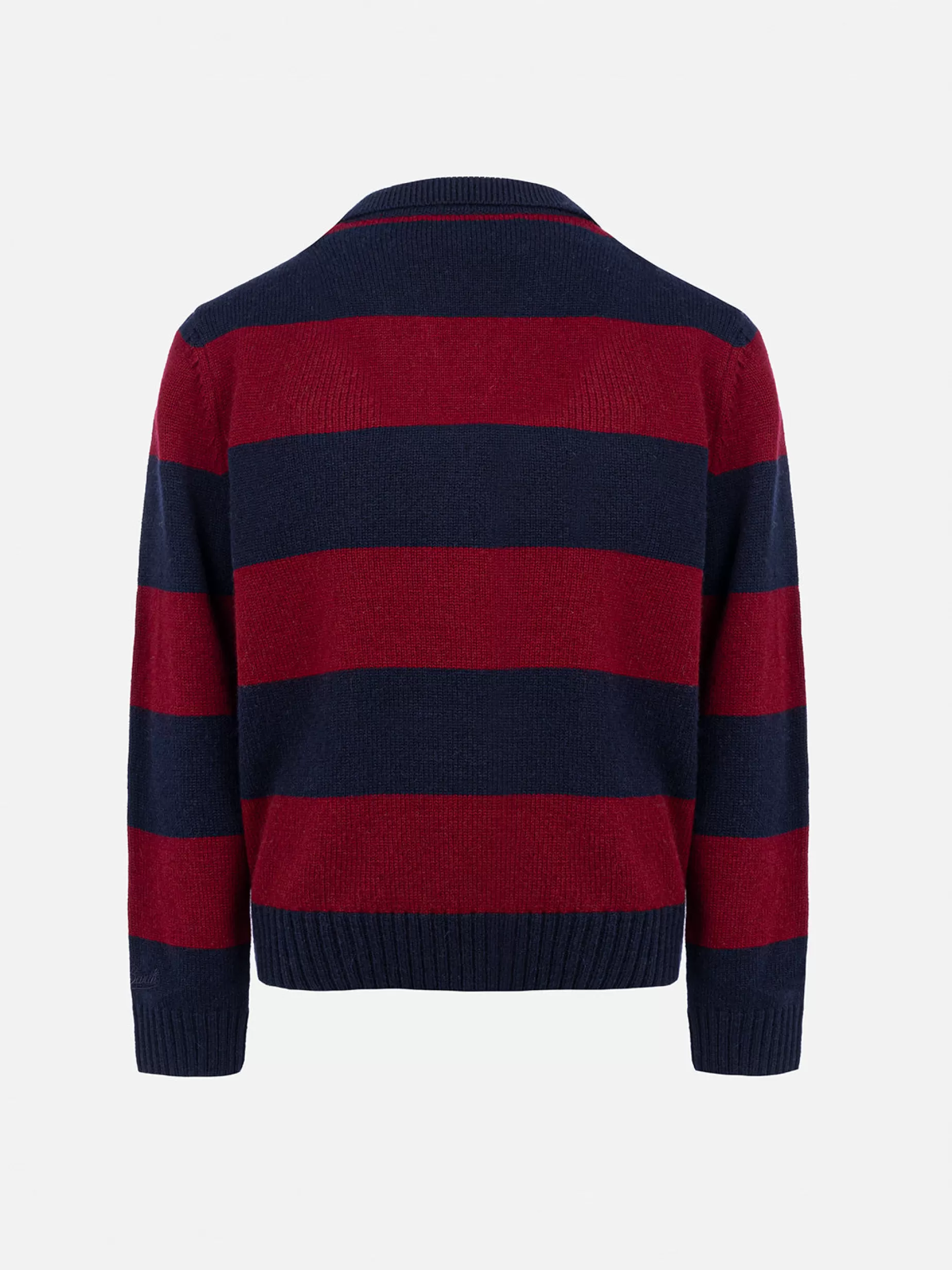 Discount Polo da bambino a righe blu e rosse Covent con stampa Snoopy | EDIZIONE SPECIALE SNOOPY PEANUTS Bambino Maglieria | Felpe