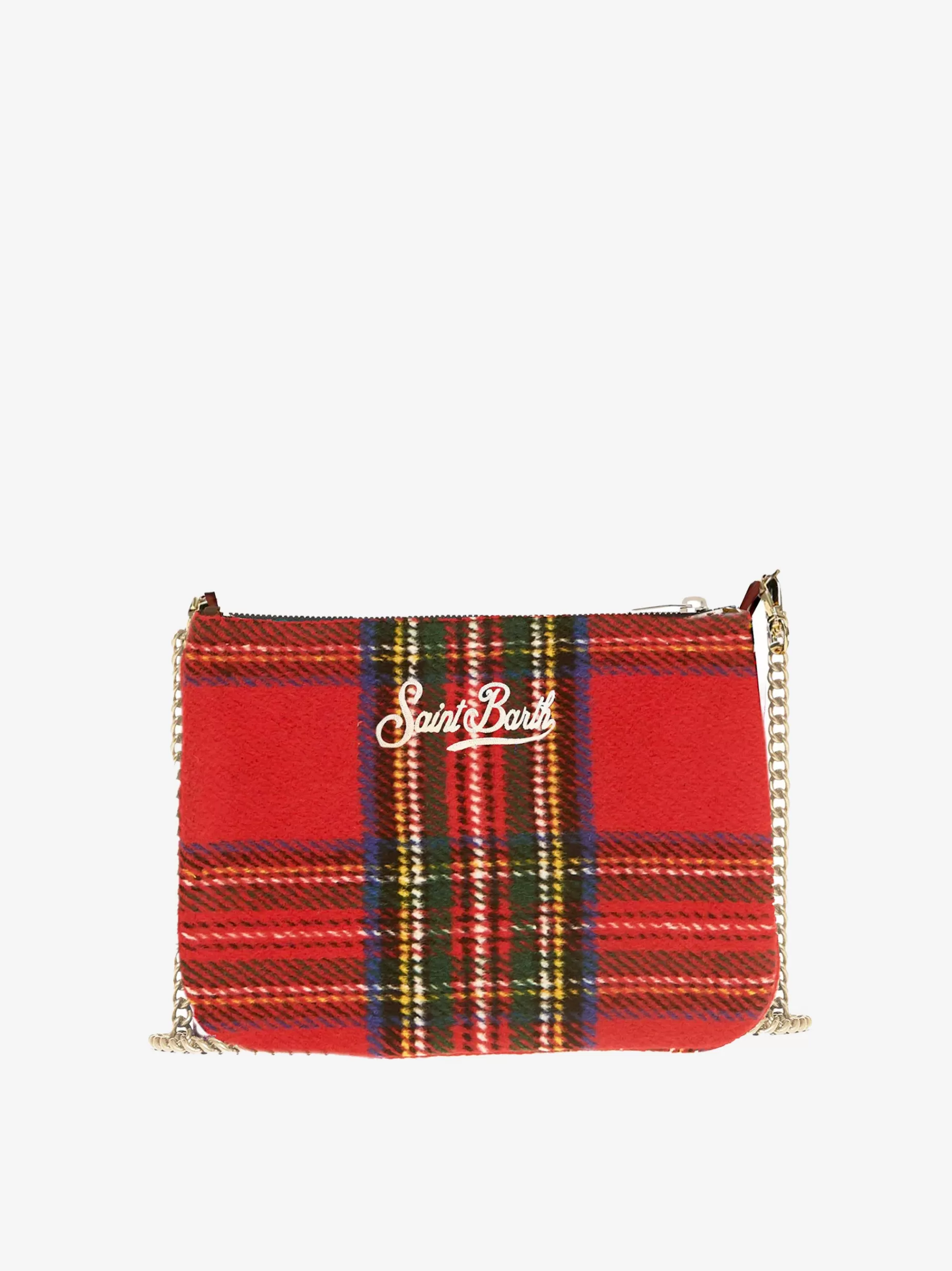 Store Pouch a tracolla in tartan rosso parisienne Donna Pouch & Borse A Tracolla | Pouch & Borse A Tracolla