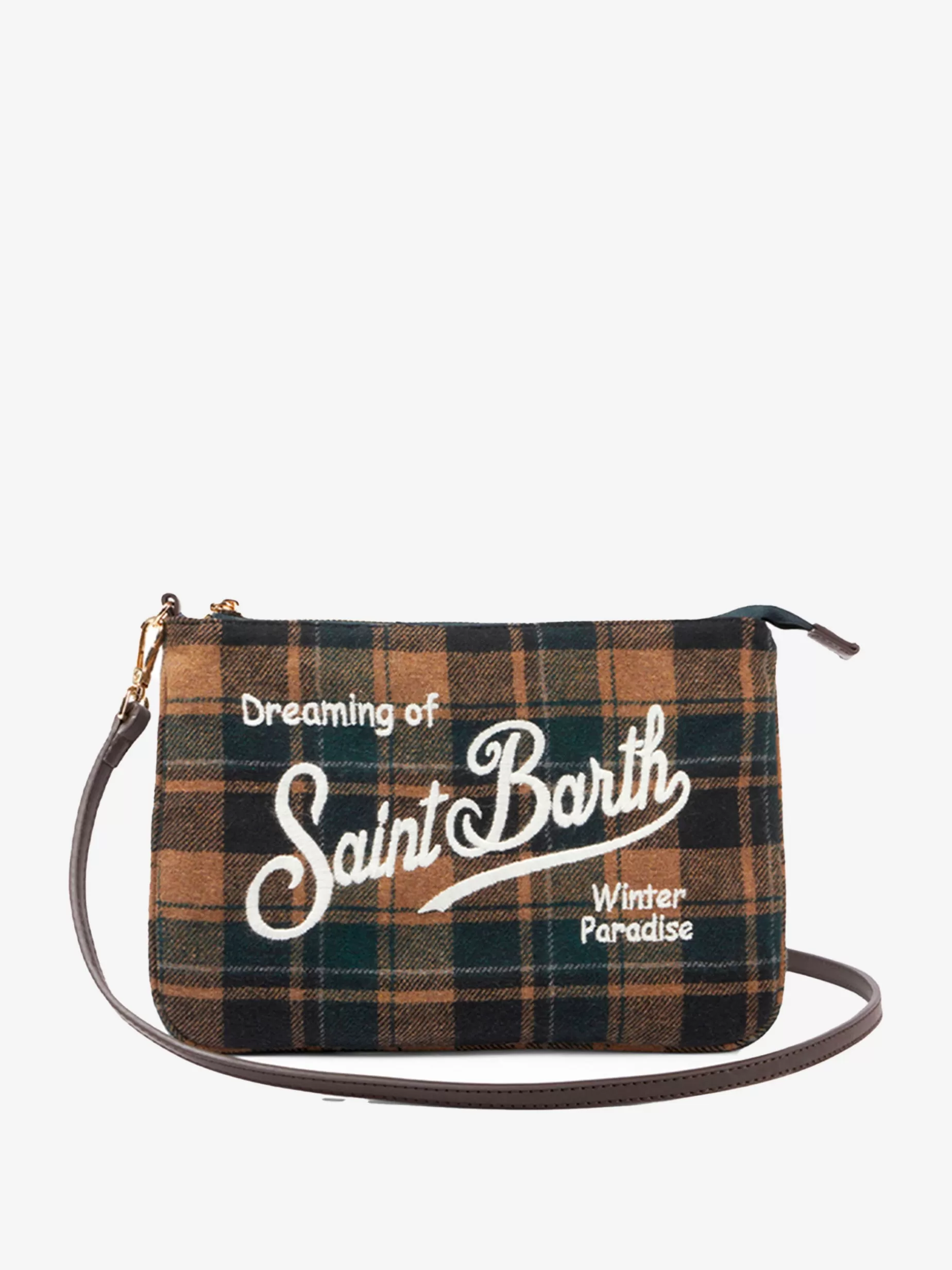 Outlet Pouch a tracolla Parisienne con motivo tartan verde Donna Pouch & Borse A Tracolla | Pouch & Borse A Tracolla