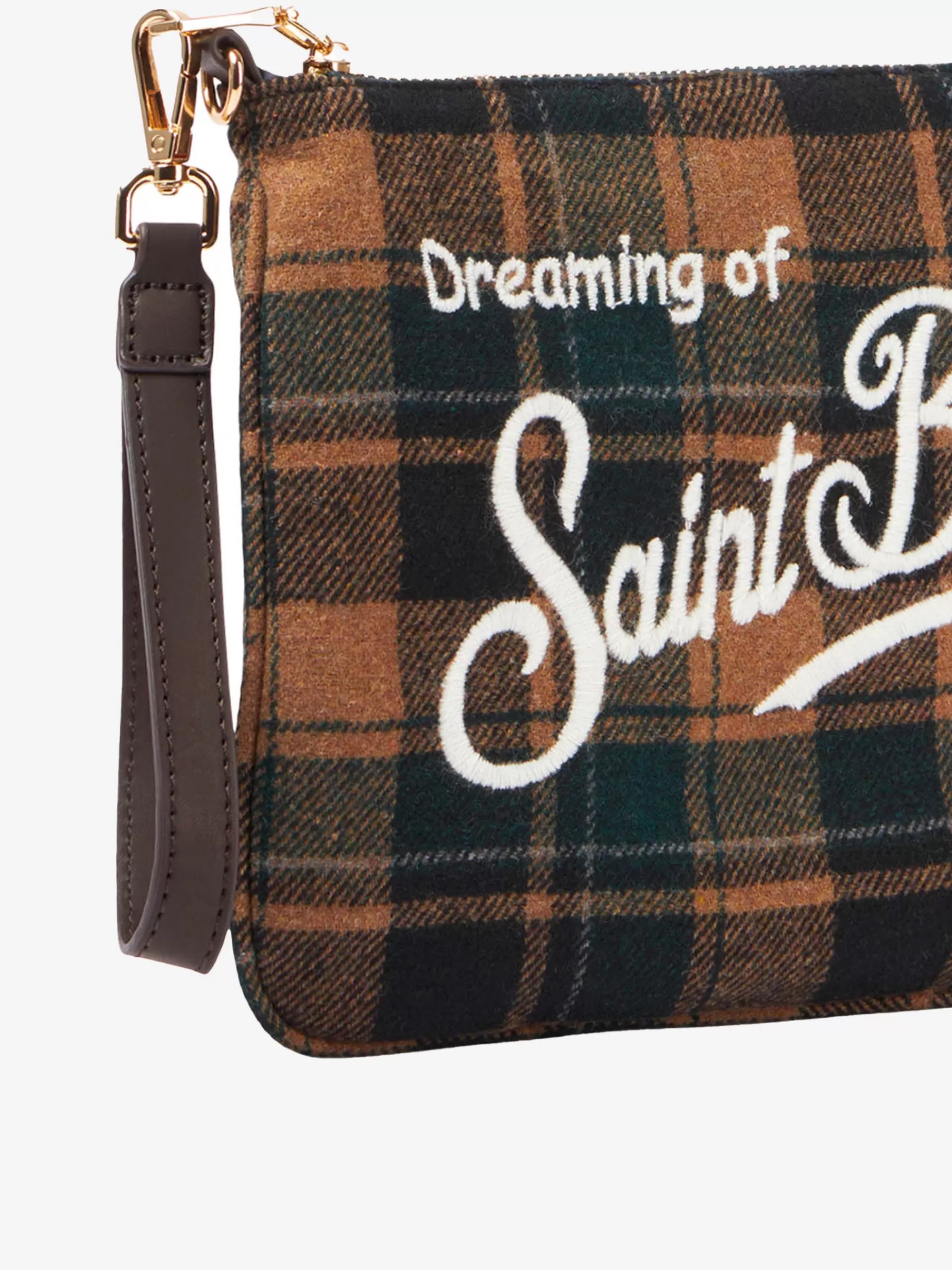 Outlet Pouch a tracolla Parisienne con motivo tartan verde Donna Pouch & Borse A Tracolla | Pouch & Borse A Tracolla