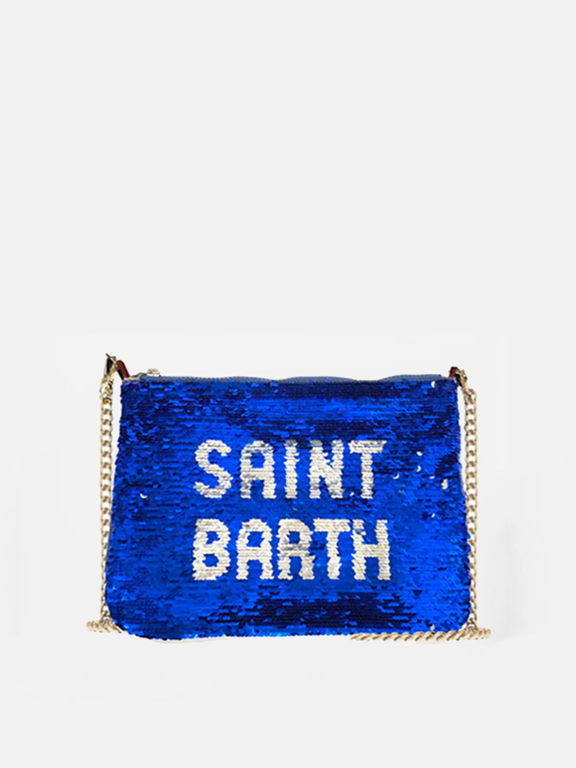 Clearance Pouch Parisienne in paillettes bluette con tracolla Donna Pouch & Borse A Tracolla | Pouch & Borse A Tracolla