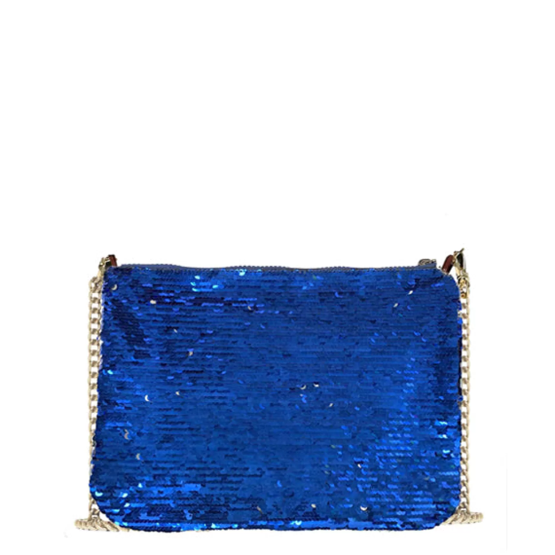 Clearance Pouch Parisienne in paillettes bluette con tracolla Donna Pouch & Borse A Tracolla | Pouch & Borse A Tracolla