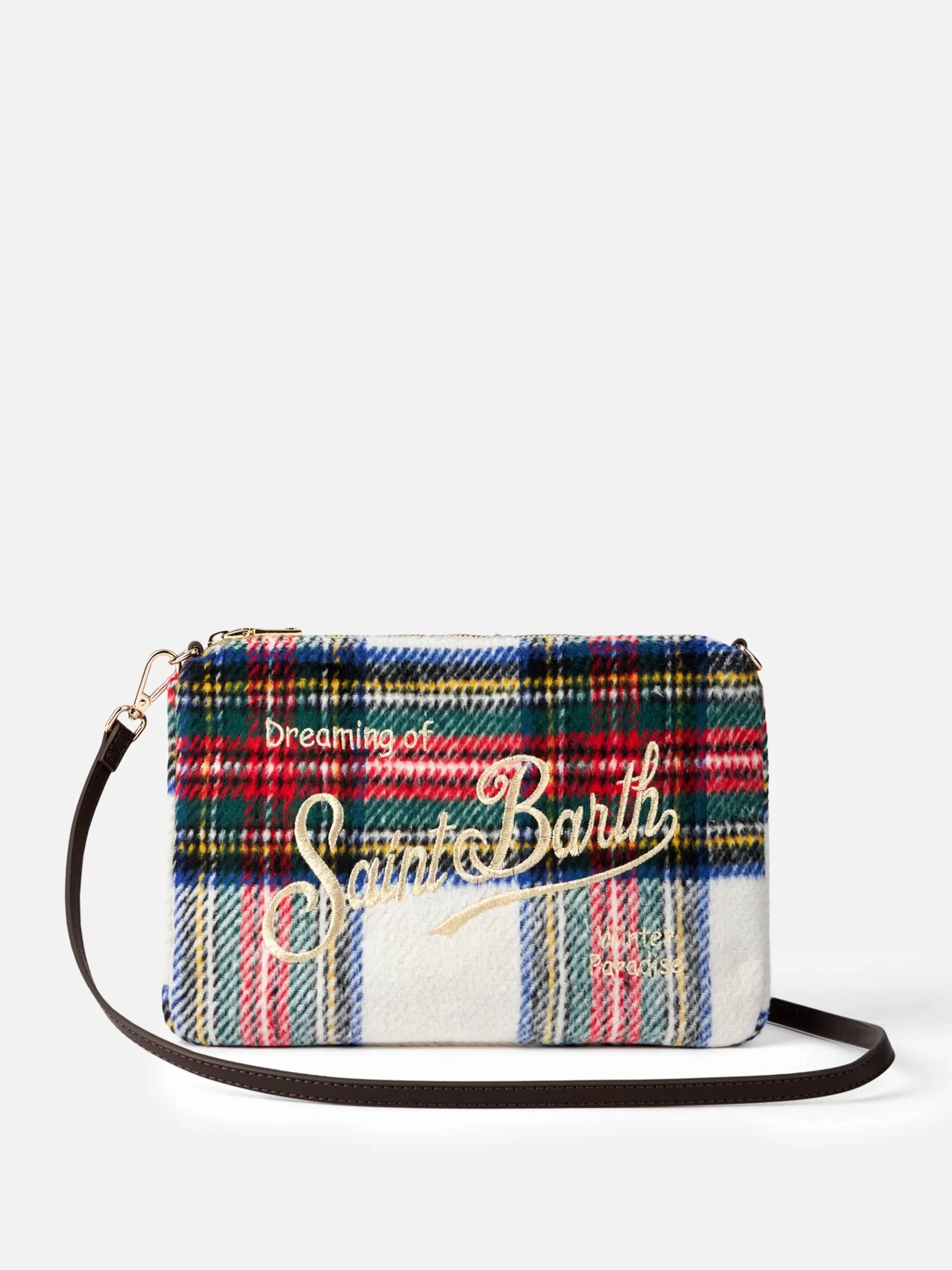 Clearance Pouch Parisienne in tartan con catena Donna Pouch & Borse A Tracolla | Pouch & Borse A Tracolla