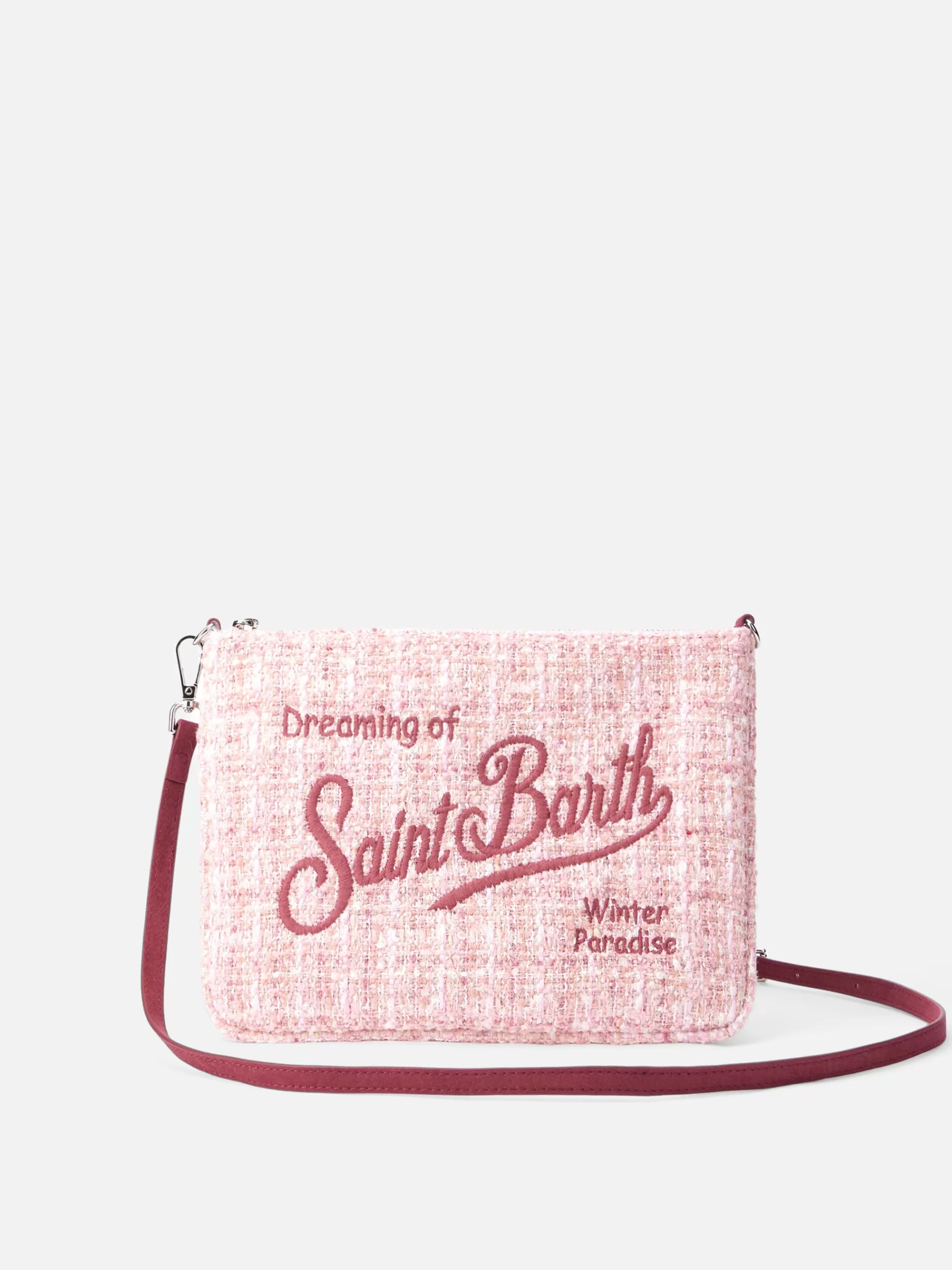 Discount Pouch Parisienne in tweed rosa con catena Donna Pouch & Borse A Tracolla | Pouch & Borse A Tracolla