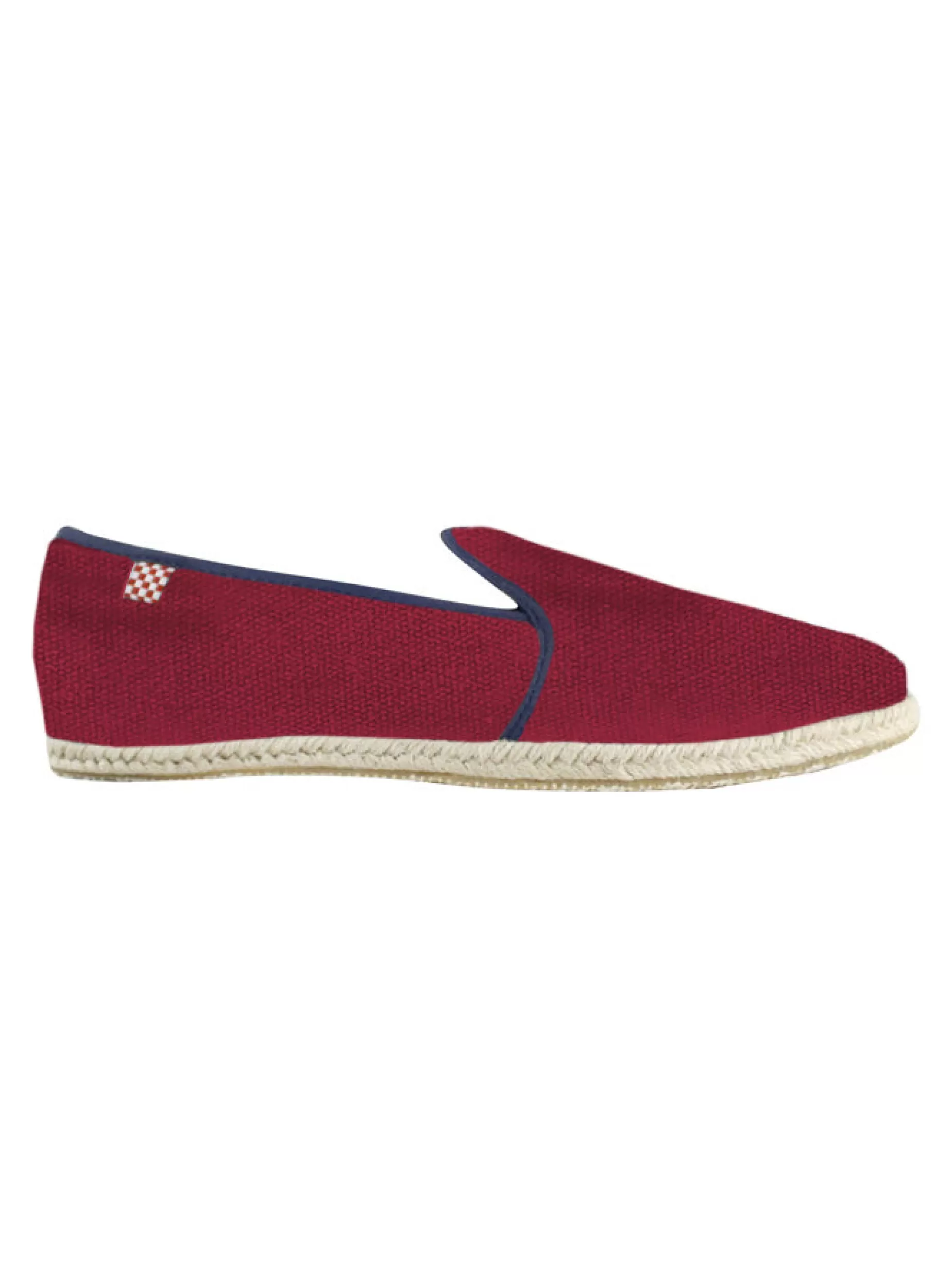 New Scarpe di tela da uomo rosse e blu navy Uomo Calzature