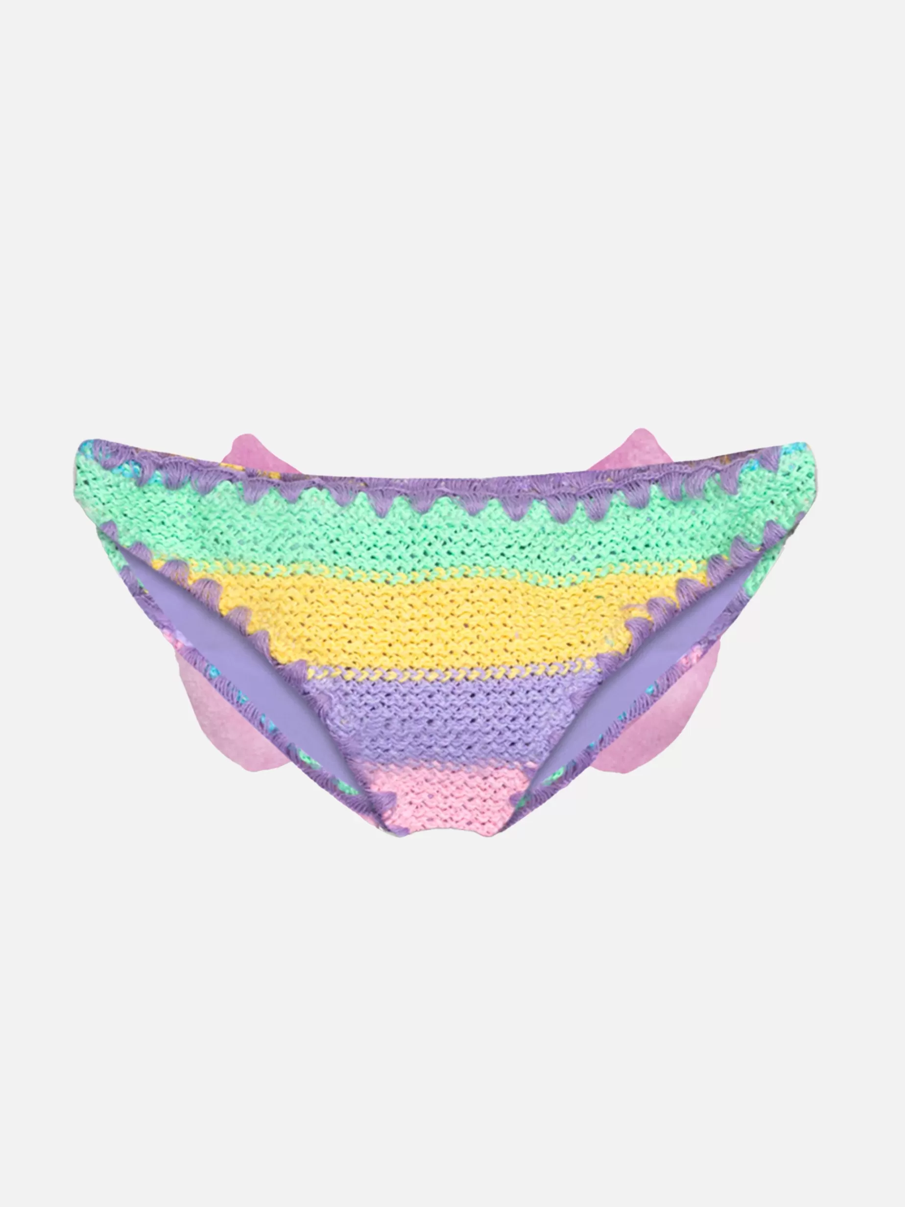 Cheap Slip da bagno da bambina all'uncinetto con fiocco Costumi Da Bagno Stampati | Bikini E Slip Mare