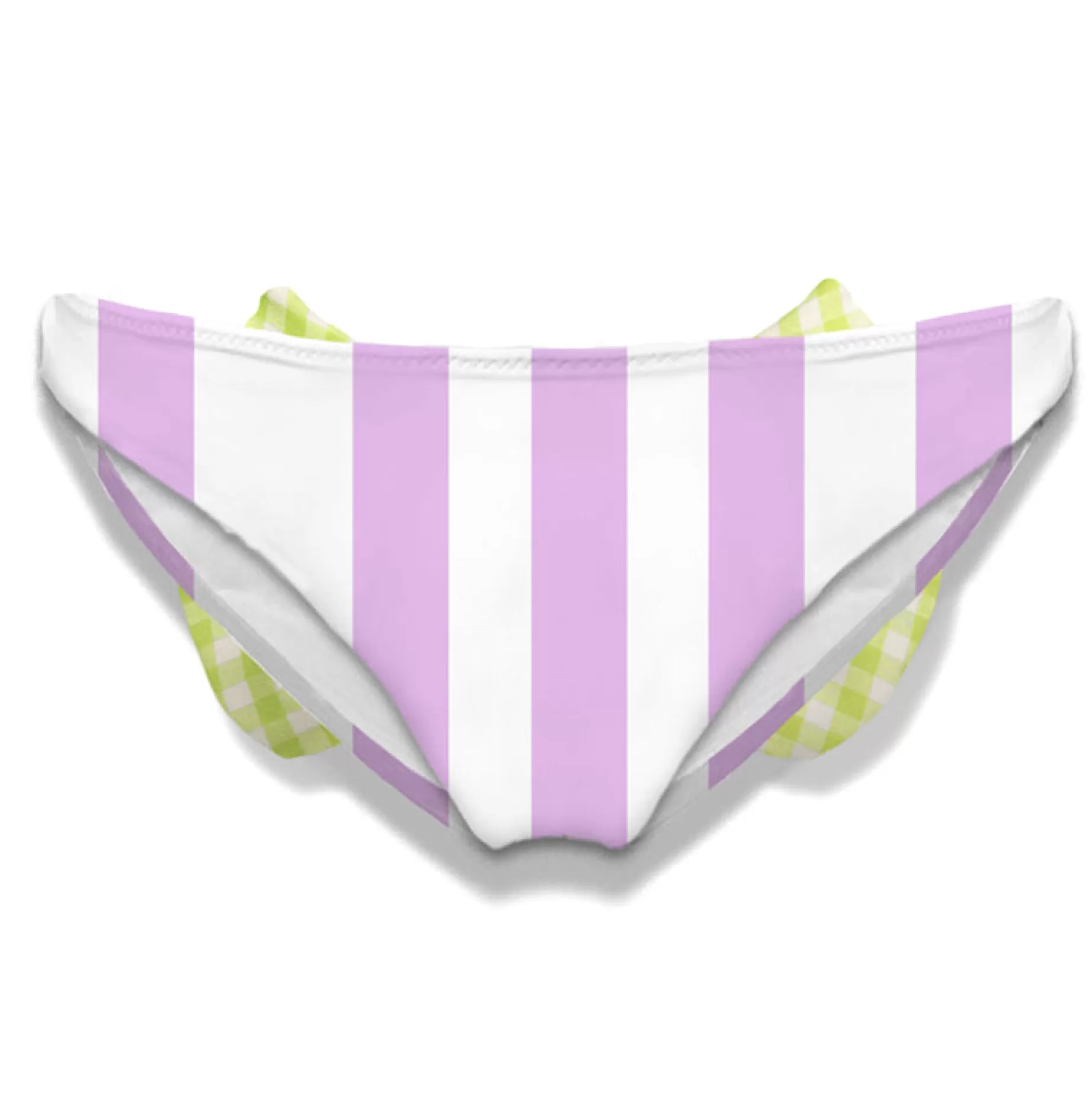 Outlet Slip da bagno da bambina con fiocco vichy Bikini E Slip Mare