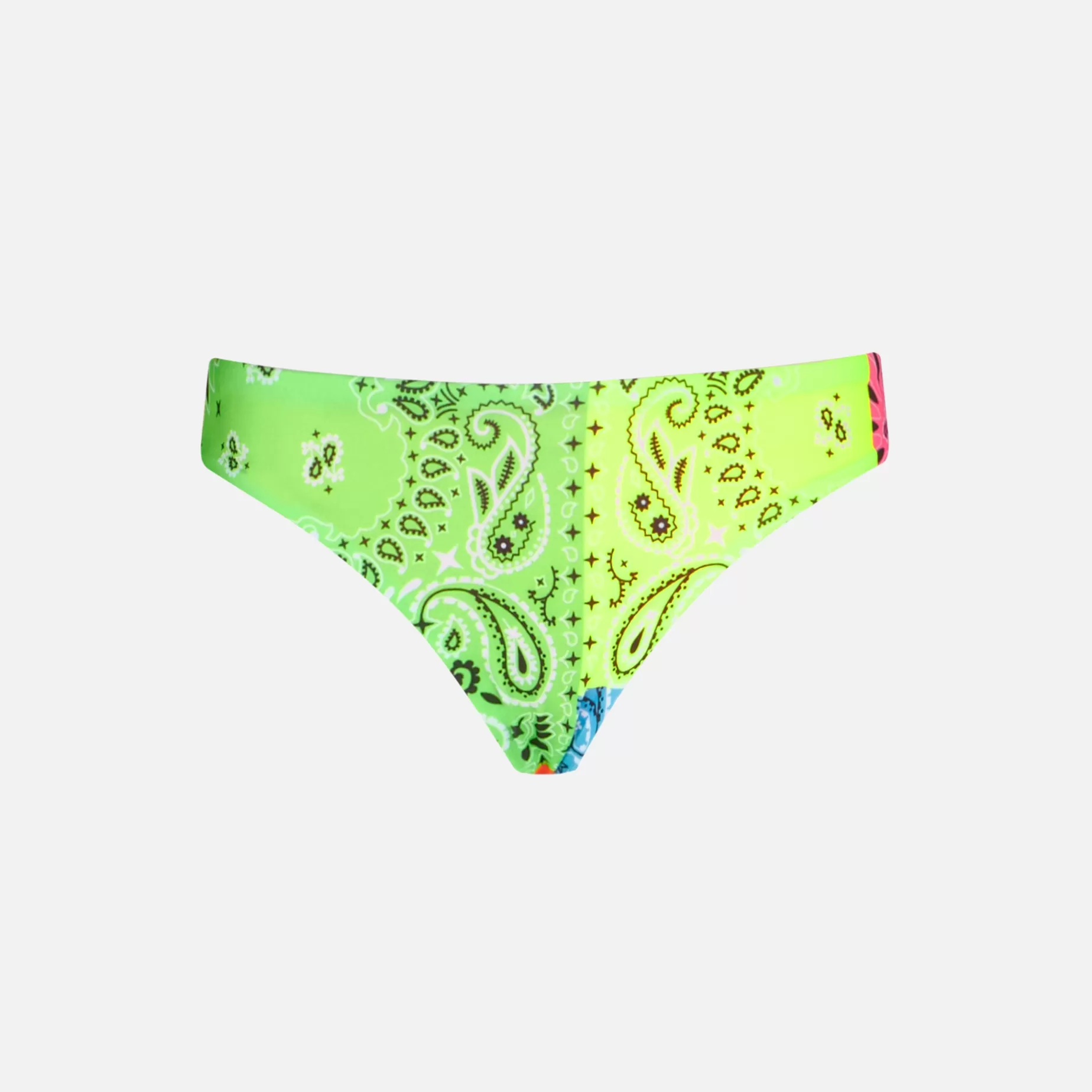 Fashion Slip da bagno da bambina con stampa bandana fluo Costumi Da Bagno Stampati | Bikini E Slip Mare