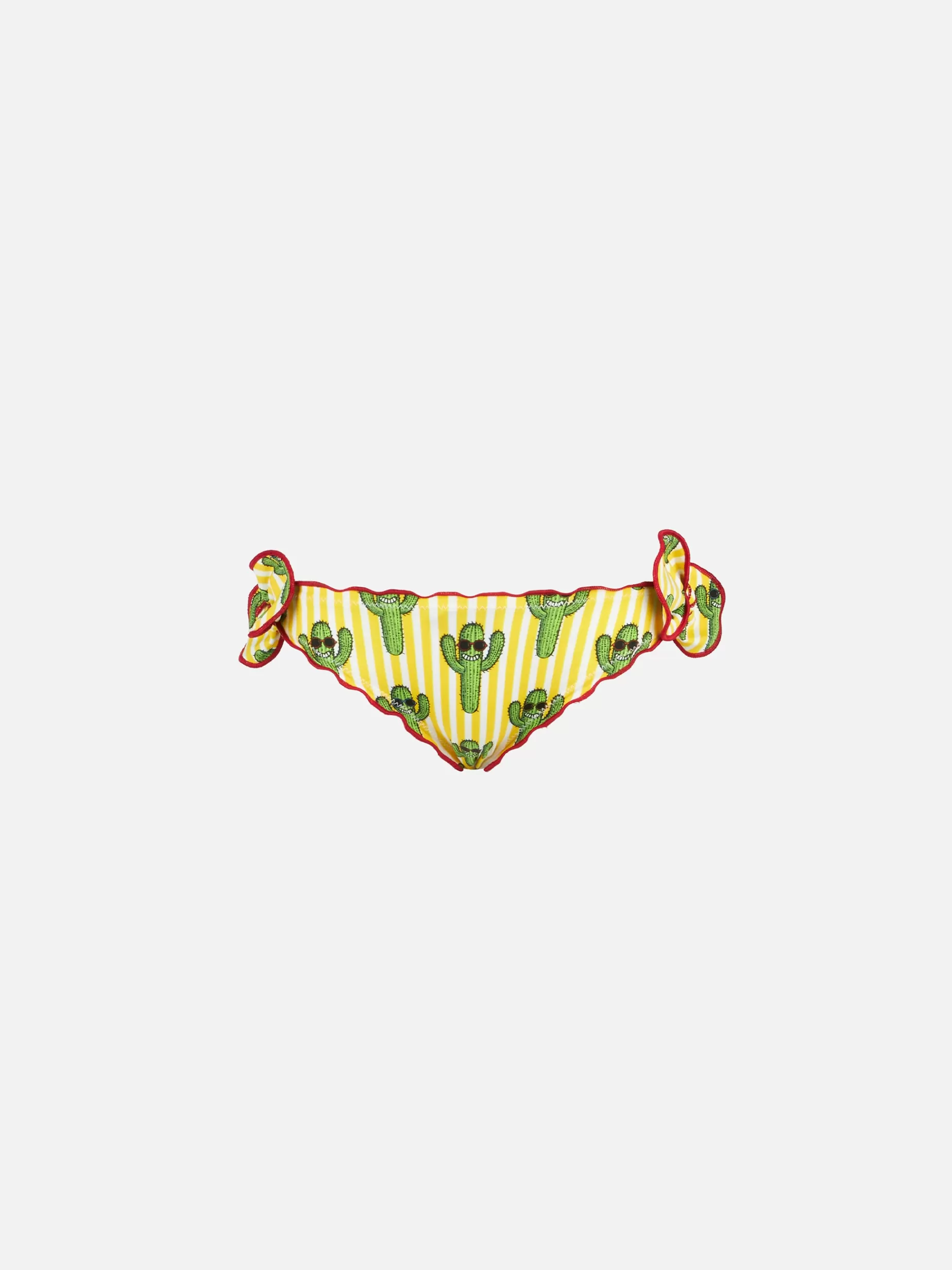 Store Slip da bagno da bambina con stampa Happy cactus Costumi Da Bagno Stampati | Bikini E Slip Mare