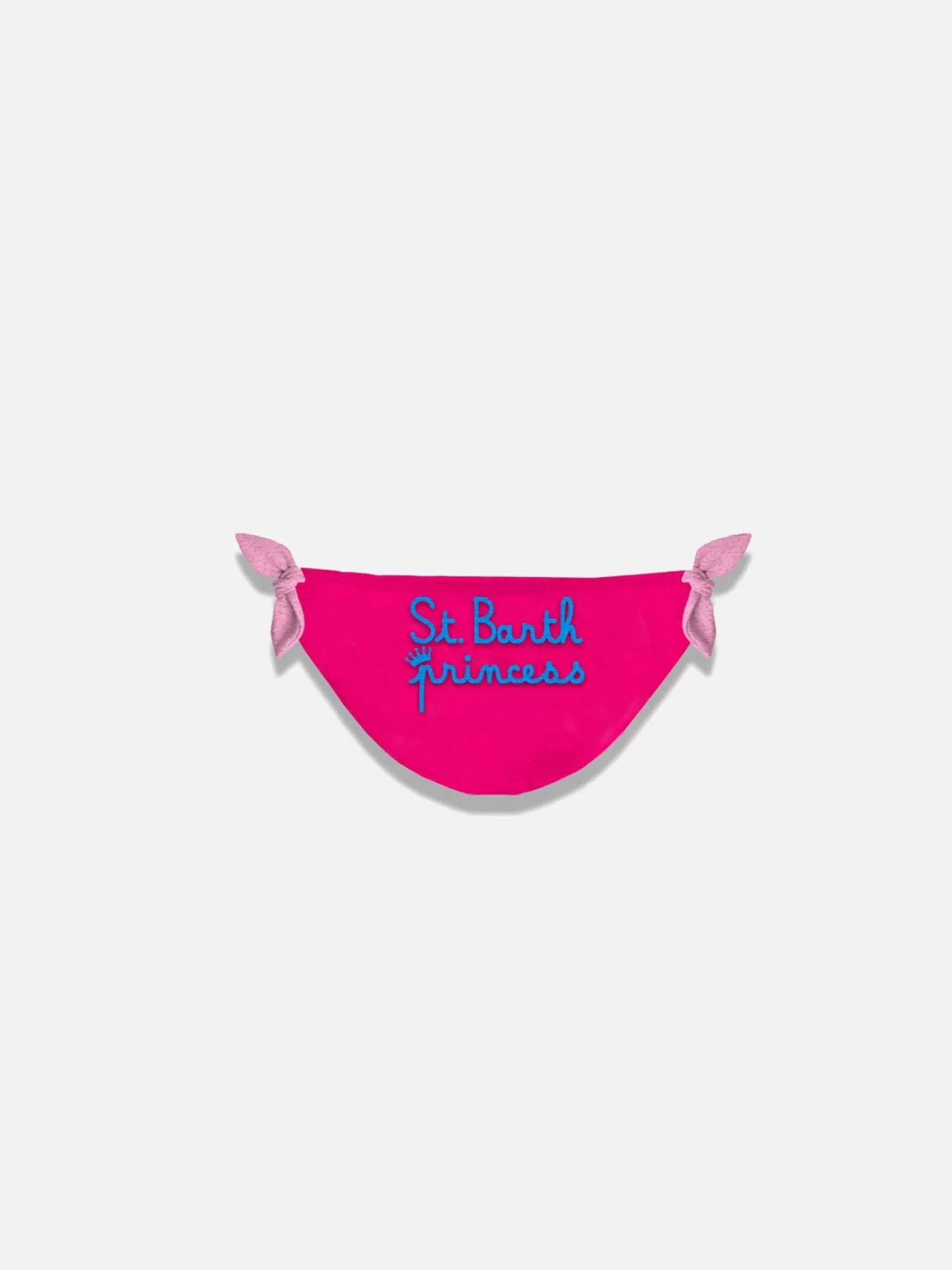 Cheap Slip da bagno da bambina fucsia con ricamo Bikini E Slip Mare