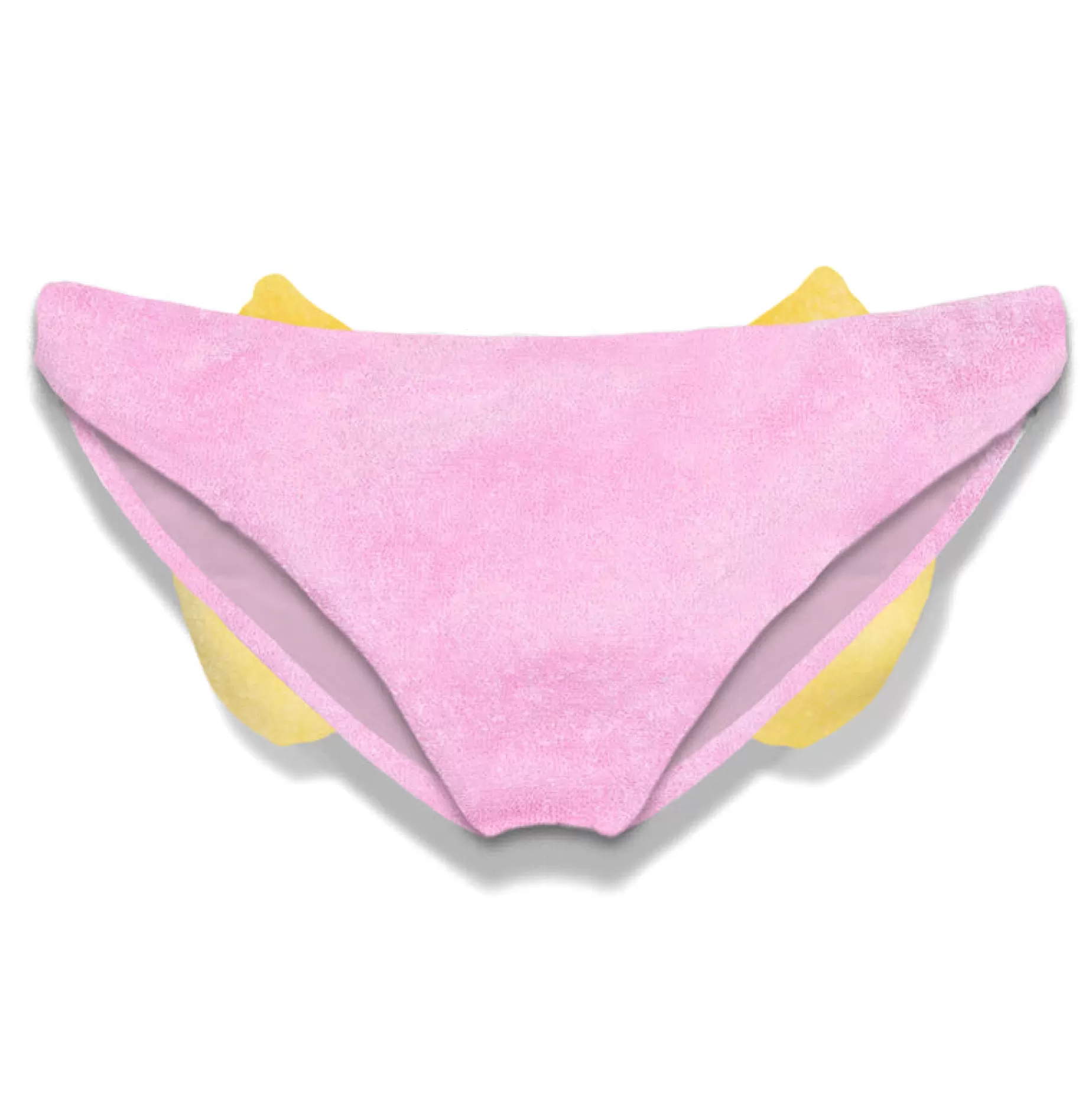 Outlet Slip da bagno da bambina in spugna con fiocco Bikini E Slip Mare