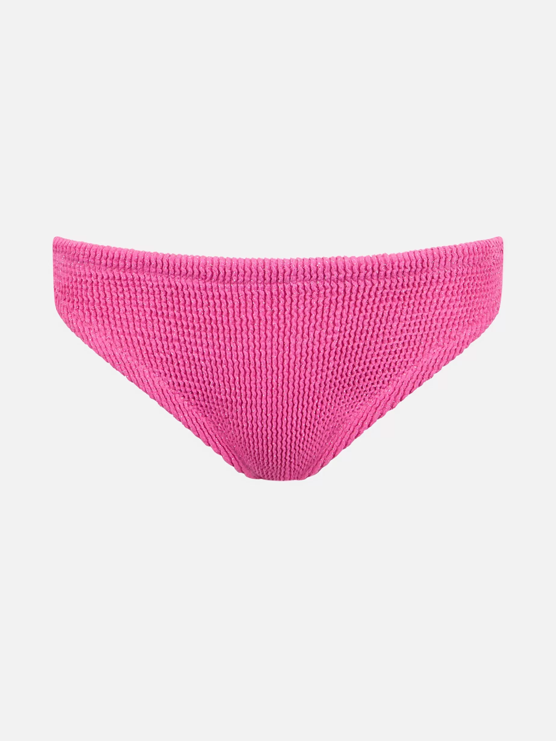 Best Slip da bagno da bambina rosa crinkle con fiocco Bikini E Slip Mare