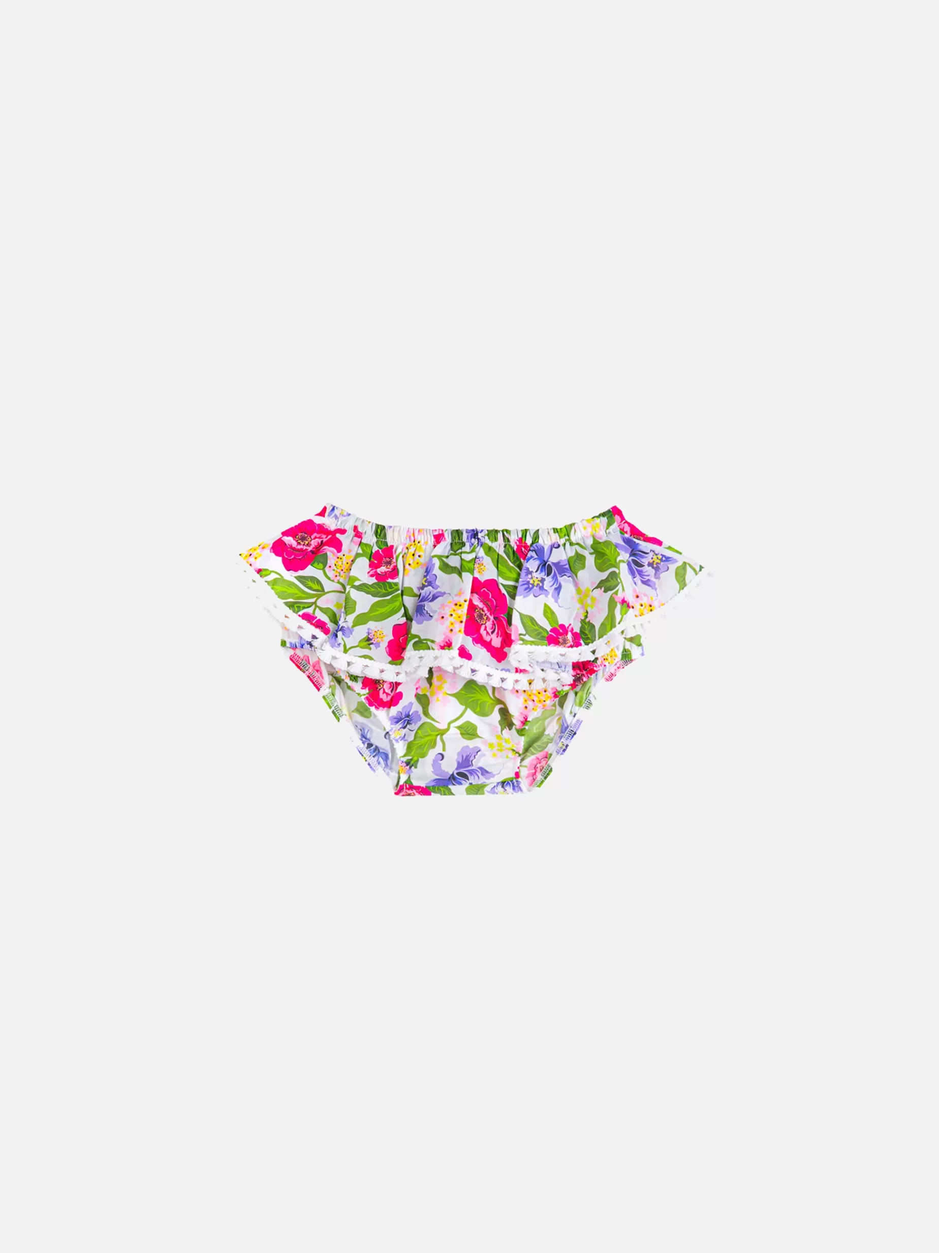 Cheap Slip da bagno da neonata a fiori con volant e fiocchetti Bikini E Slip Mare | Neonata (0-24 Mesi)