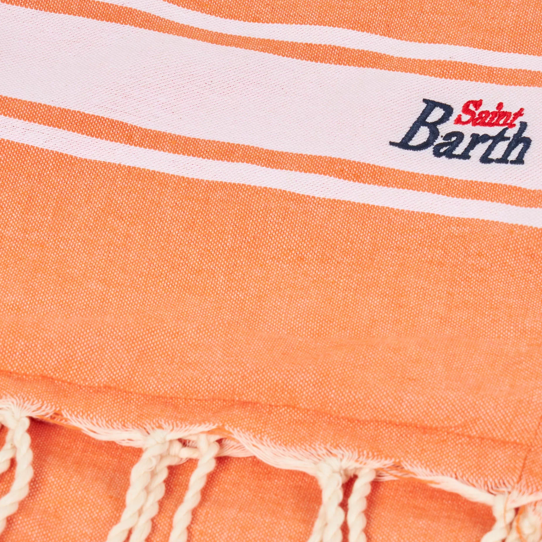 Discount Telo fouta arancio fluo doppiato con spugna Donna Teli Mare | Teli Mare