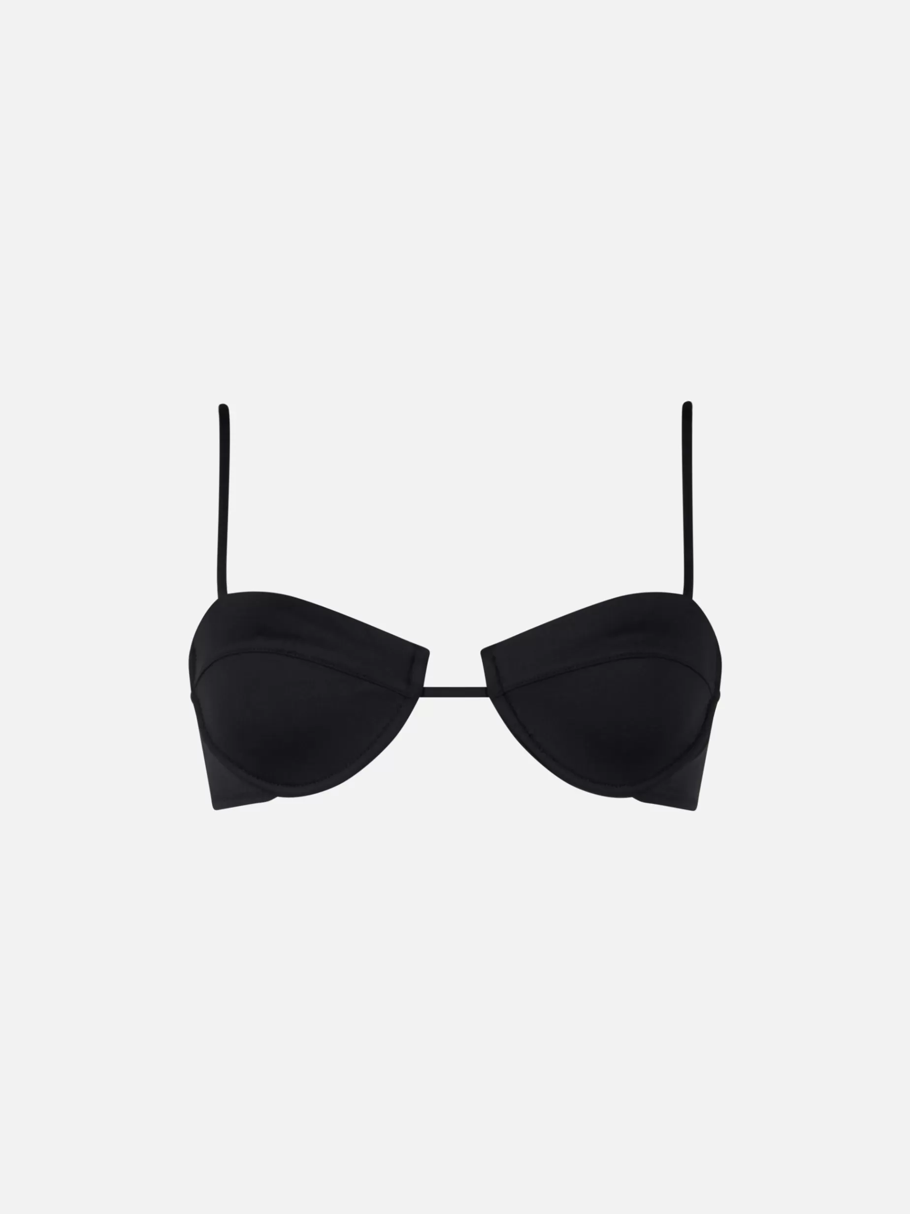 Clearance Top a bralette con ferretto Salina nero Donna Bikini