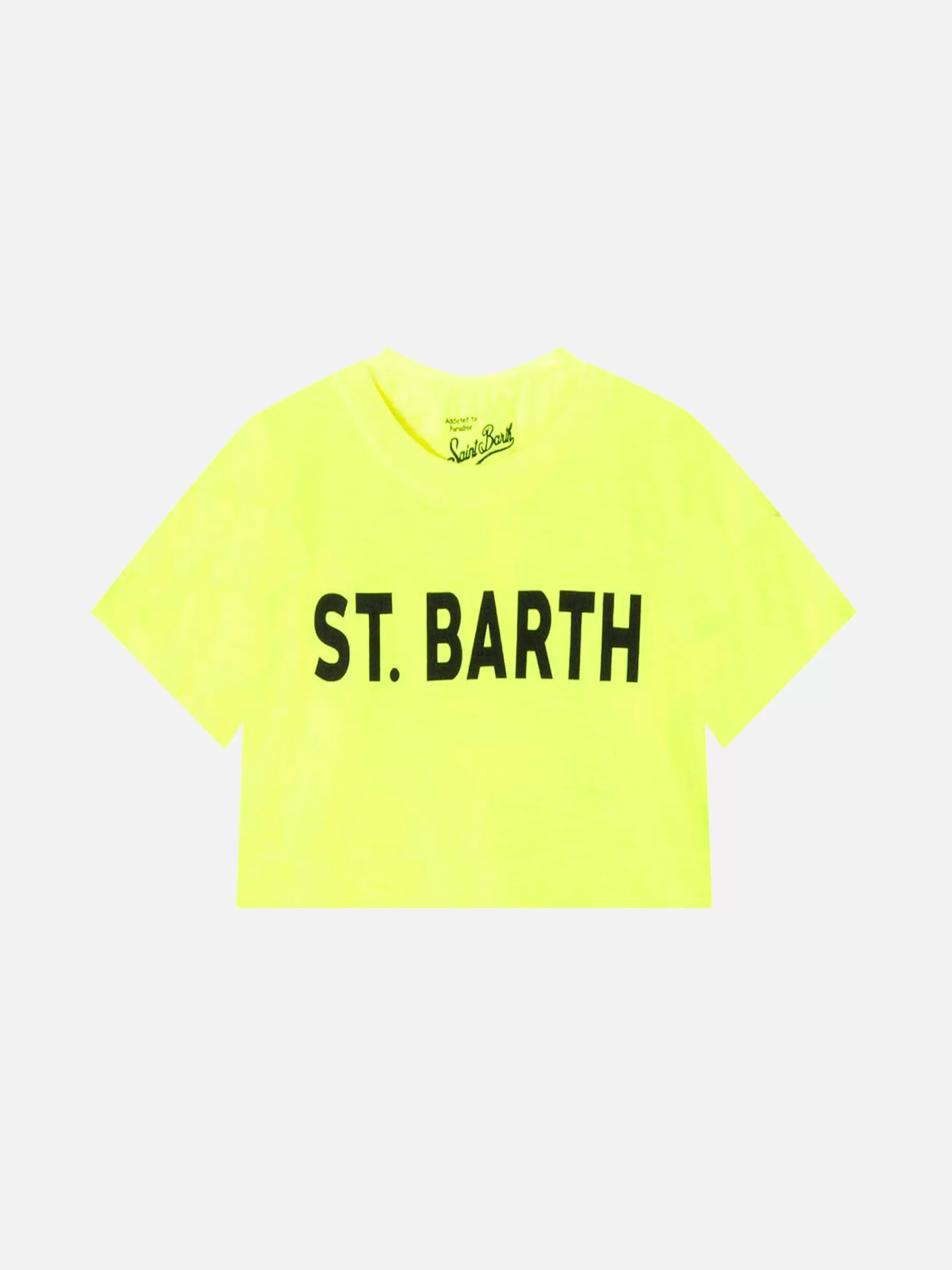 Best T-shirt corta da bambina giallo fluo T-shirt E Top