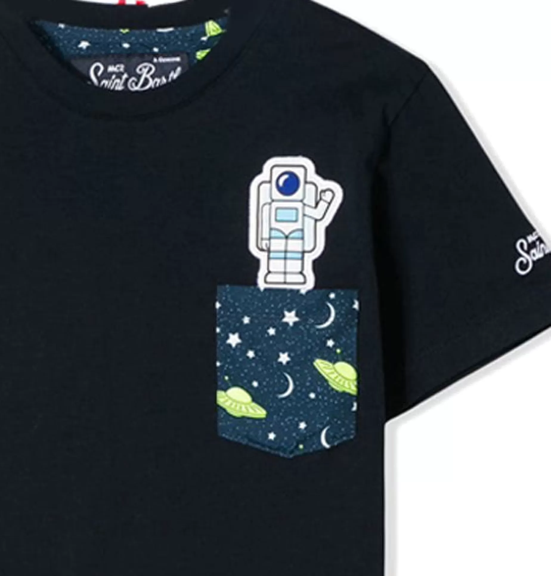 Best Sale T-shirt da bambino con taschino stampato astronauta Bambino T-shirts