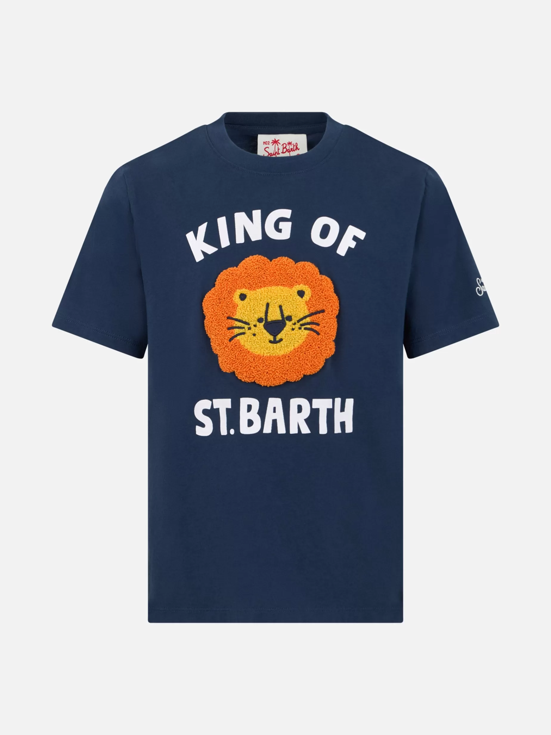 Best T-shirt da bambino in cotone con patch in spugna King of St. Barth Bambino T-shirts