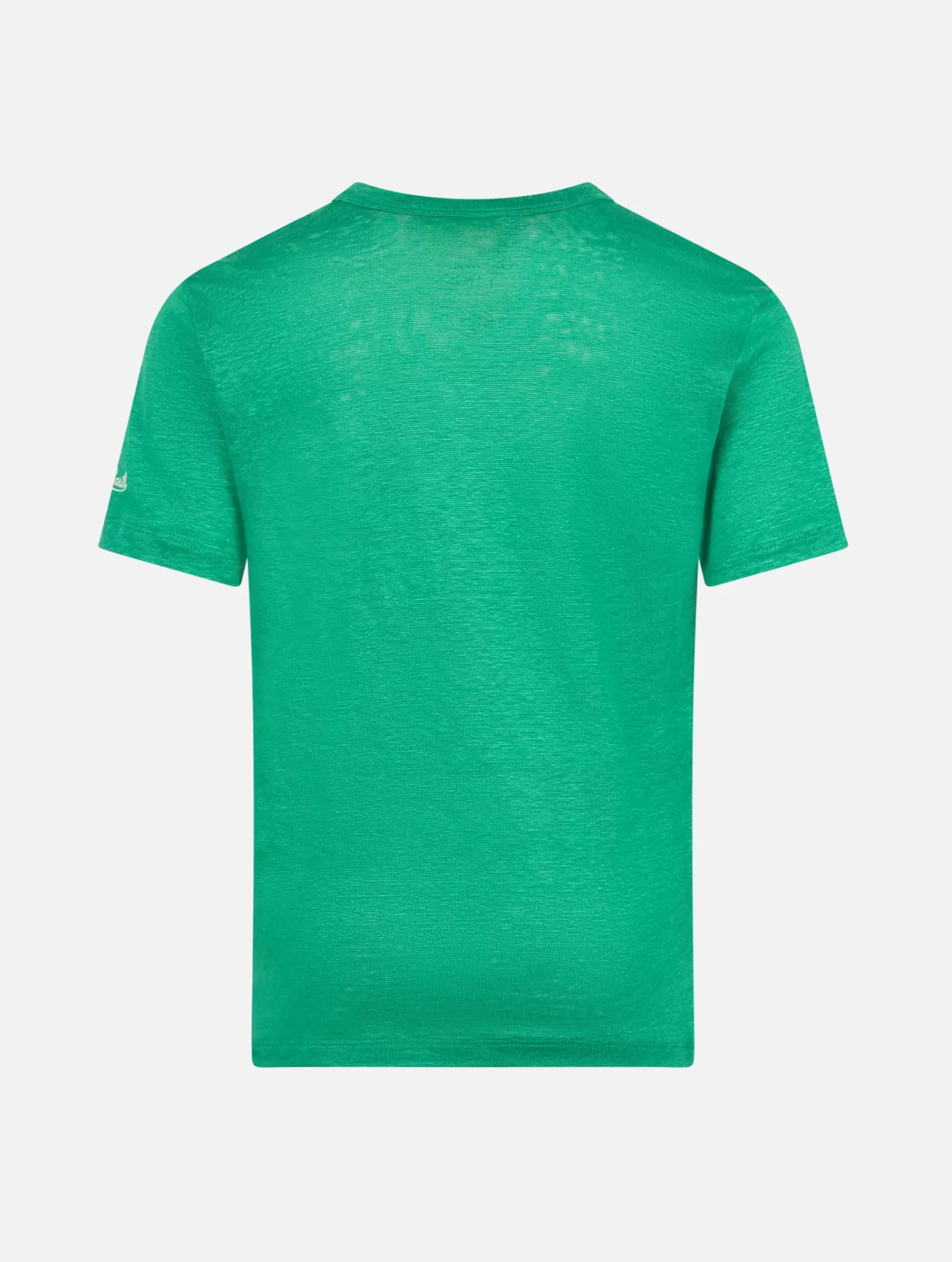 Shop T-shirt da bambino in jersey di lino verde Alex Bambino T-shirts