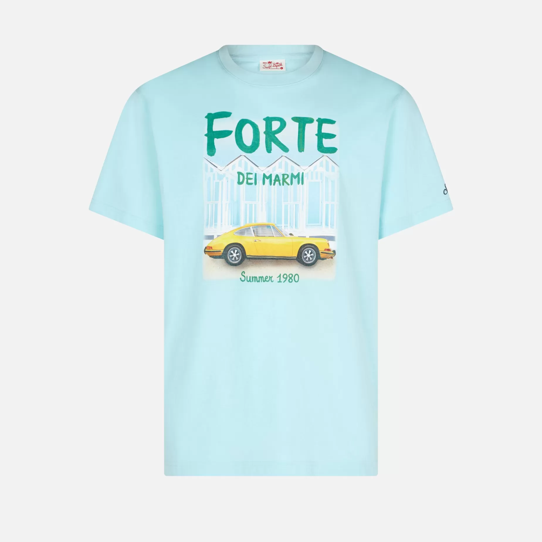 Hot T-shirt da uomo in cotone con stampa auto Forte dei Marmi Uomo T-shirts
