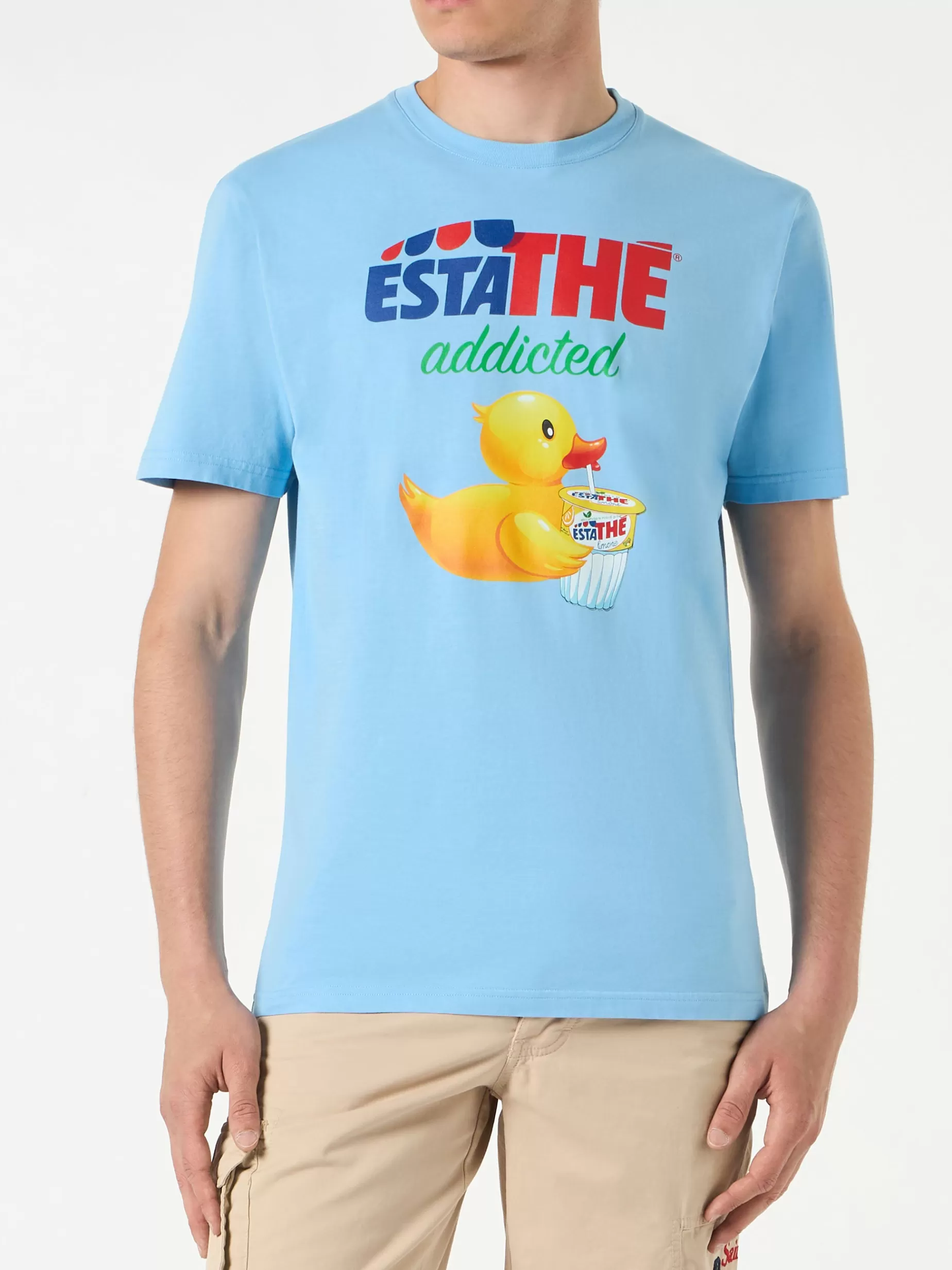 Best Sale T-shirt da uomo in cotone con stampa papera Estathé | ESTATHE' EDIZIONE SPECIALE Uomo T-shirts
