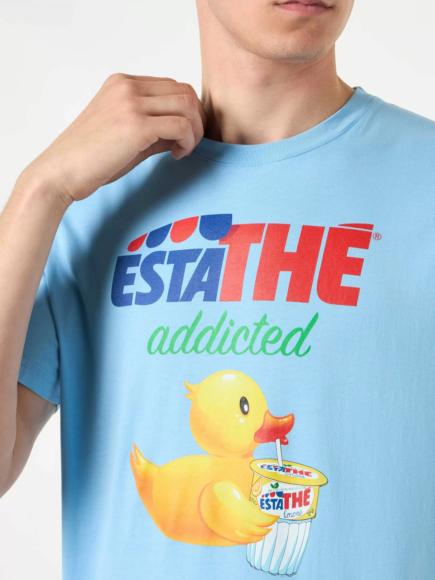 Best Sale T-shirt da uomo in cotone con stampa papera Estathé | ESTATHE' EDIZIONE SPECIALE Uomo T-shirts