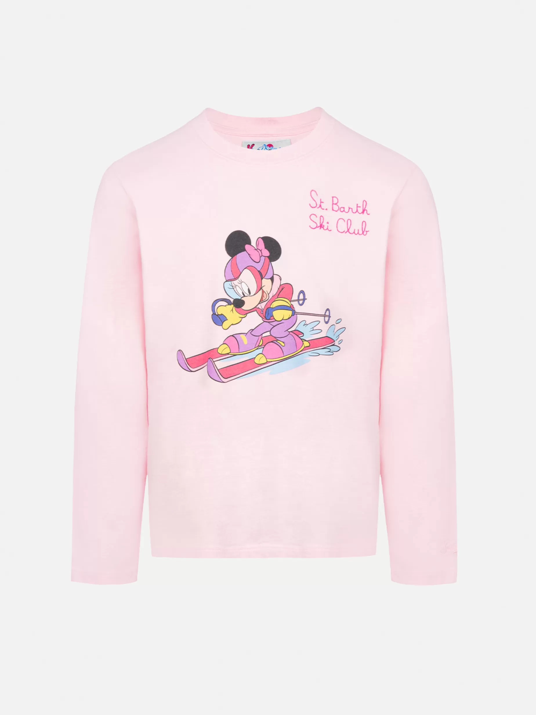 Best T-shirt rosa a maniche lunghe da bambina Penny con stampa Minnie | EDIZIONE SPECIALE DISNEY Bambino T-shirt E Top | Pigiami